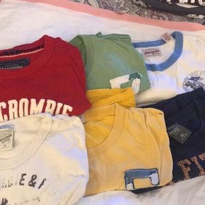 Lot of 6 Abercrombie T-shirts